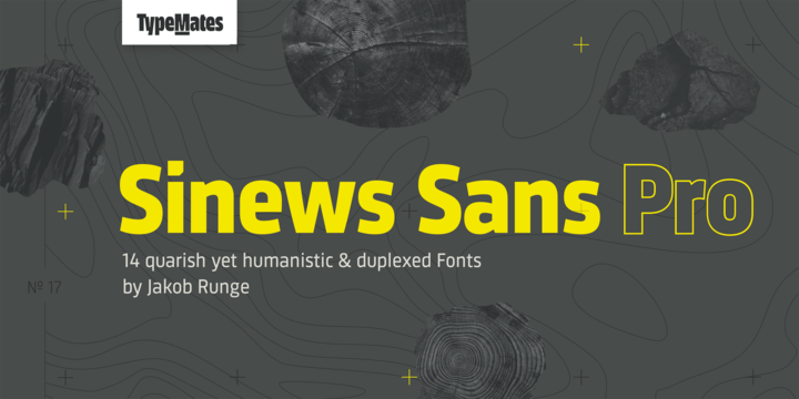 Font Sinews Sans Pro