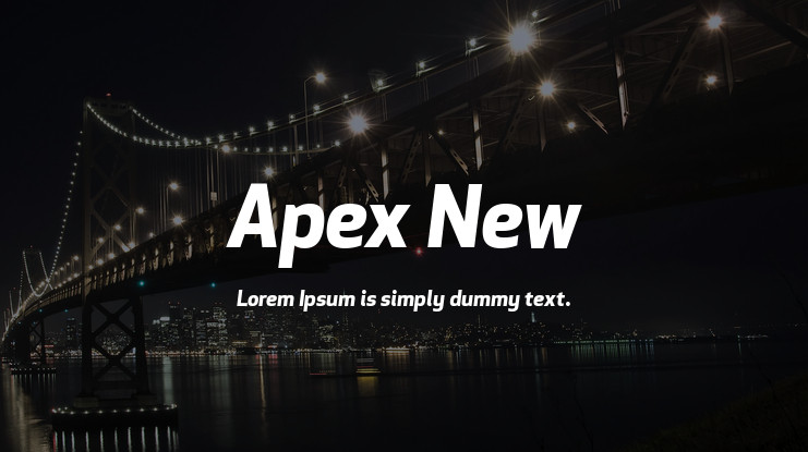 Font Apex New