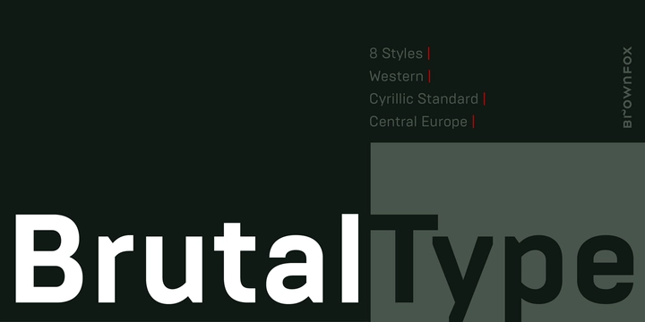 Font Brutal Type