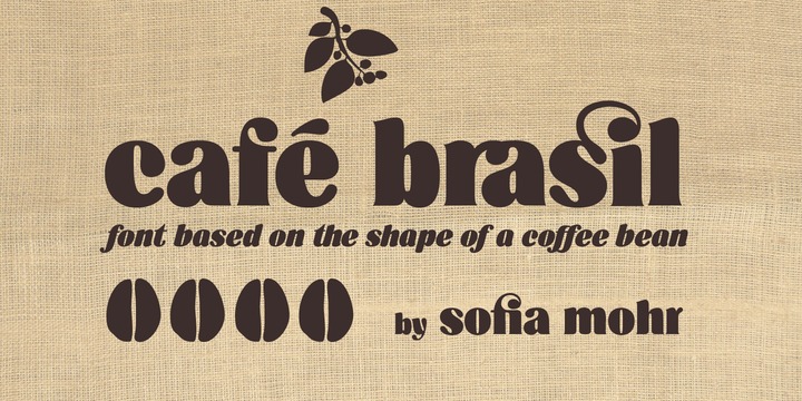 Font Cafe Brasil