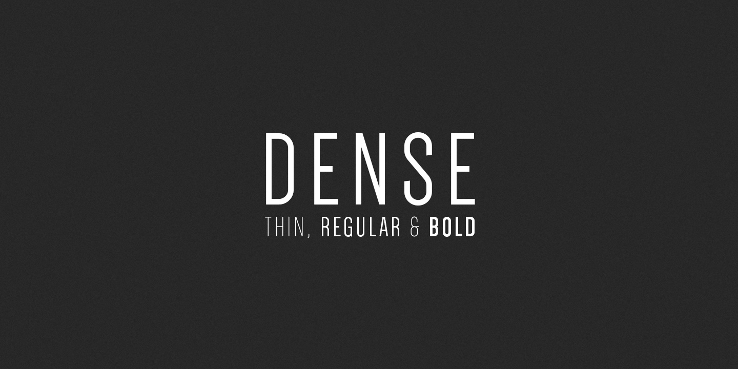 Font Dense