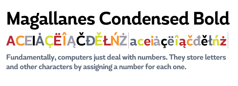 Font Magallanes Cond