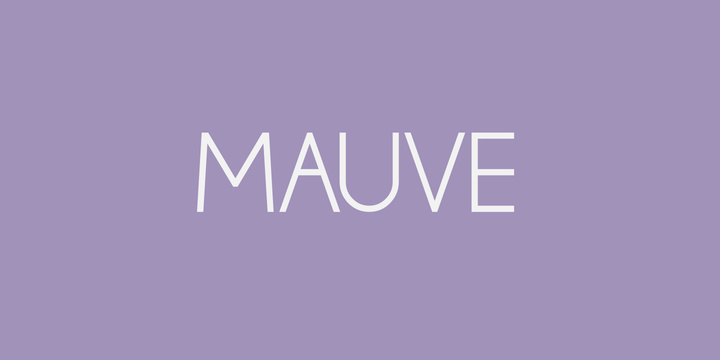 Font Mauve