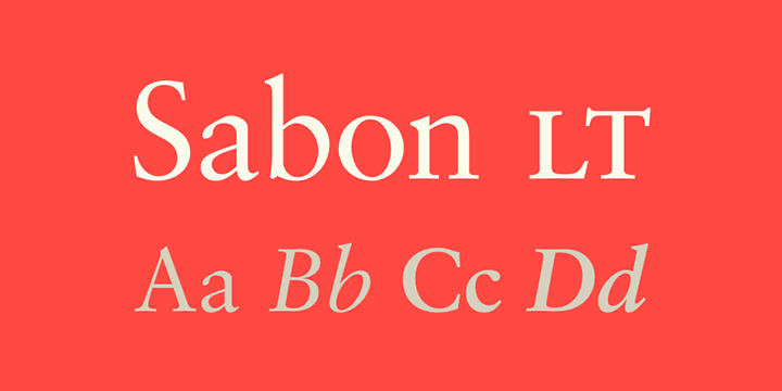 Font Sabon Cyr