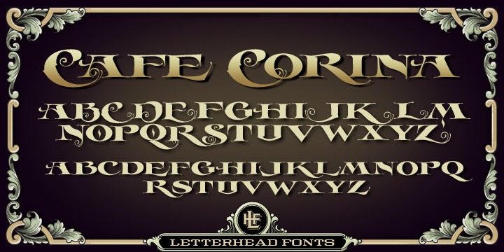 Font LHF Cafe Corina
