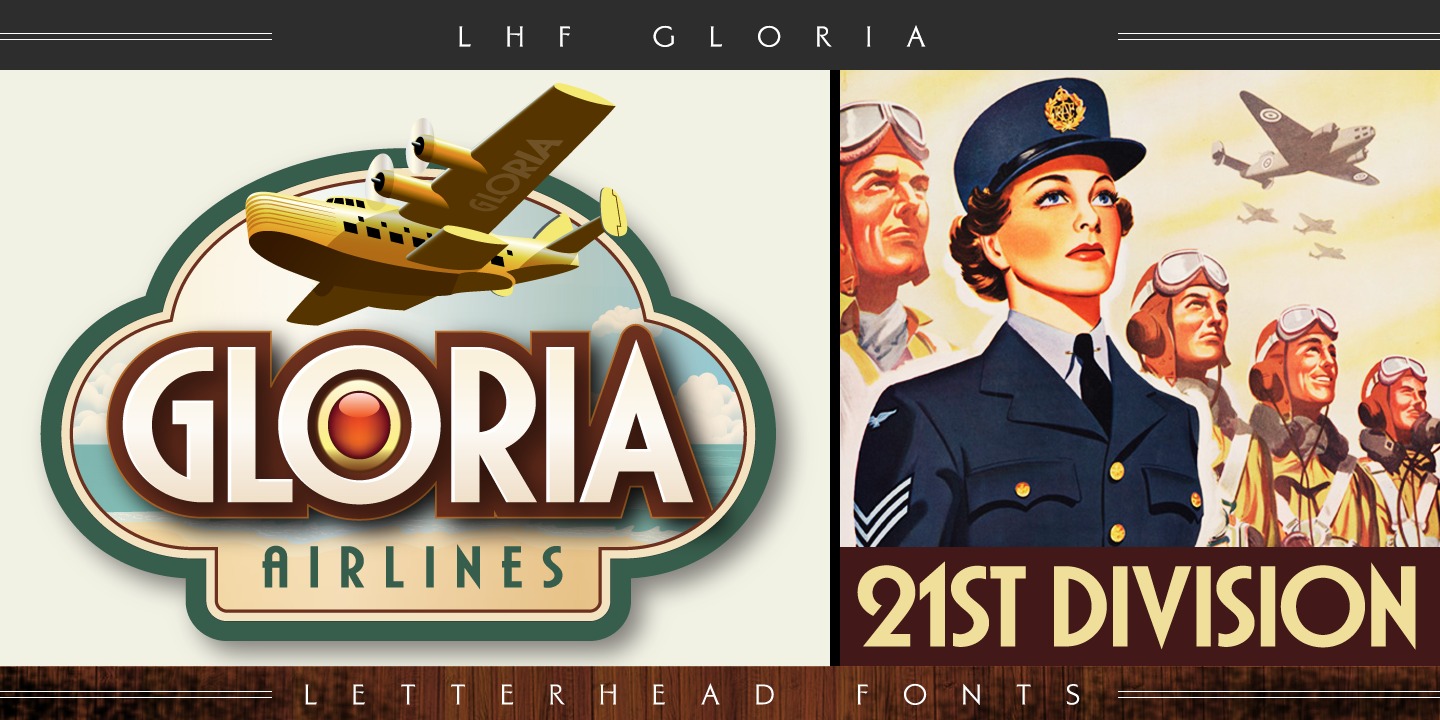 Font LHF Gloria