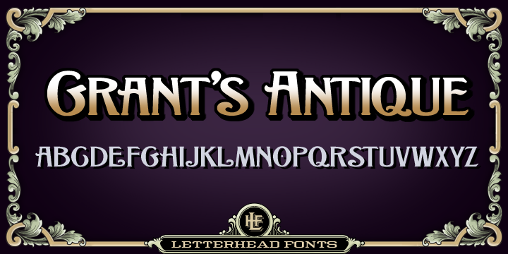 Font LHF Grants Antique