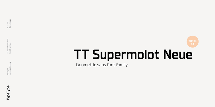 Font TT Supermolot Neue