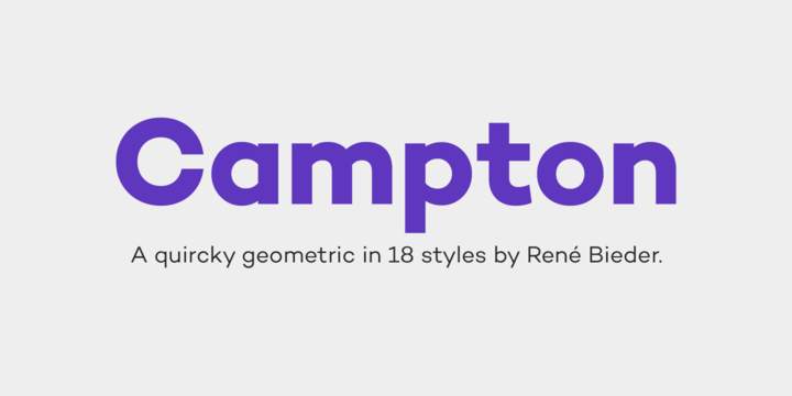 Font Campton
