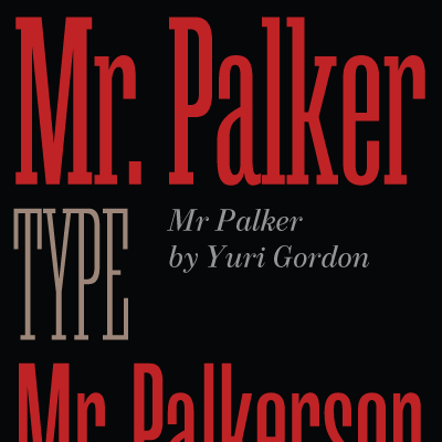 Font Mr Palker
