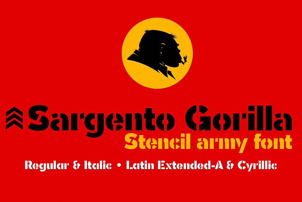 Font Sargento Gorila