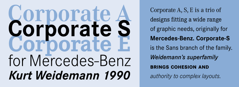 Font Corporate A