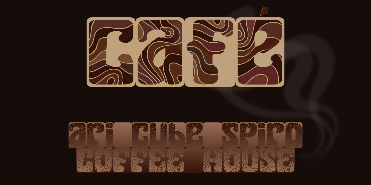 Font Ari Cube Spiro