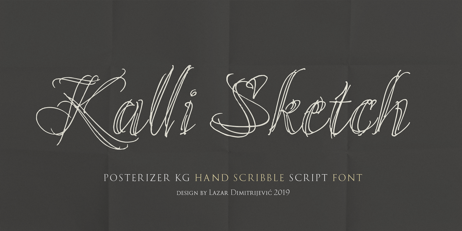 Font Kalli Sketch