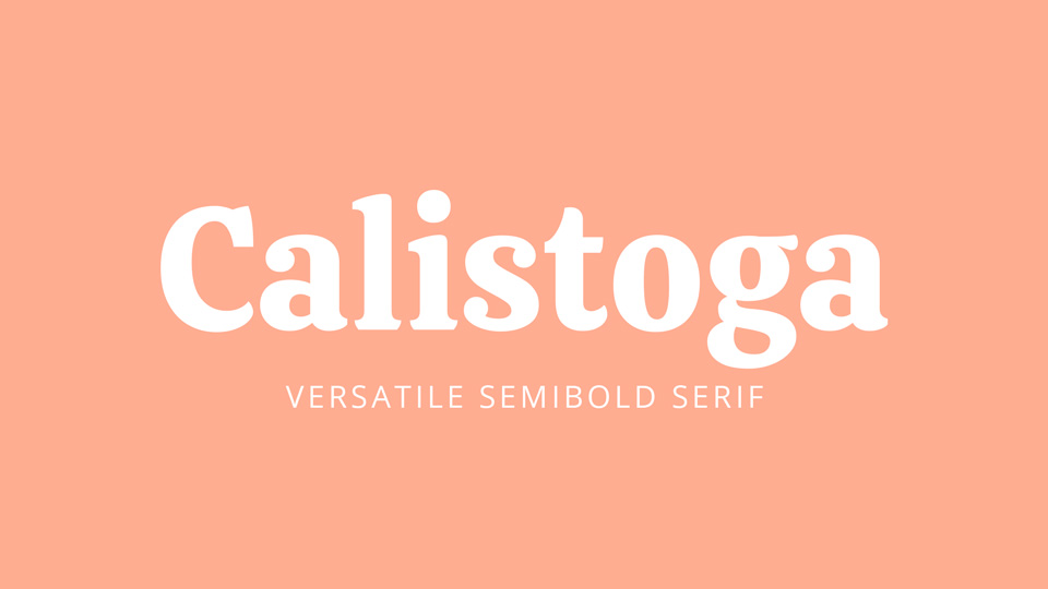 Font Calistoga