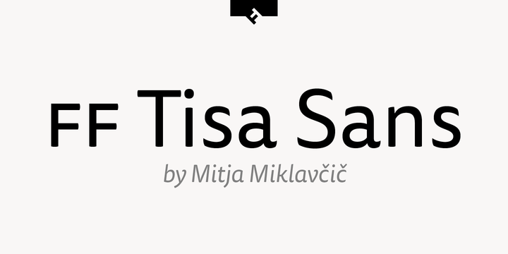 Font FF Tisa Sans Pro