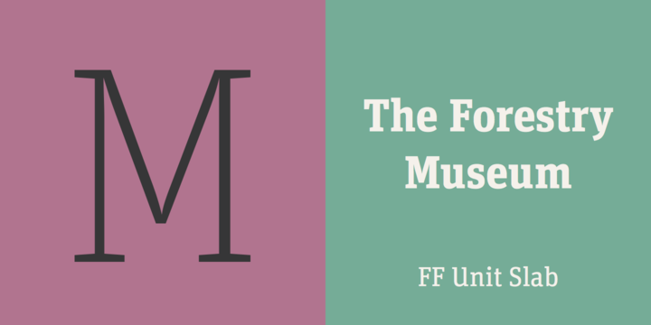 Font FF Unit Slab Pro