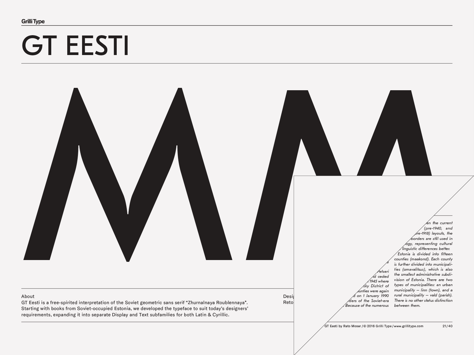 Font GT Eesti Pro