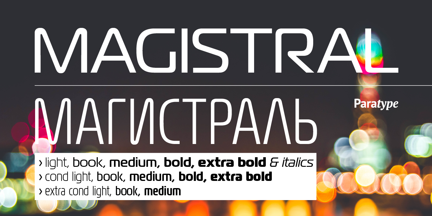 Font Magistral