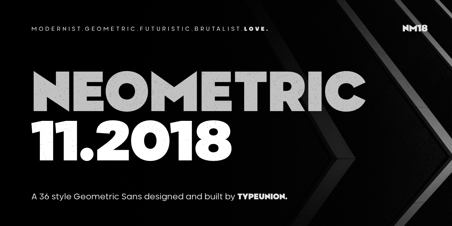 Font Neometric