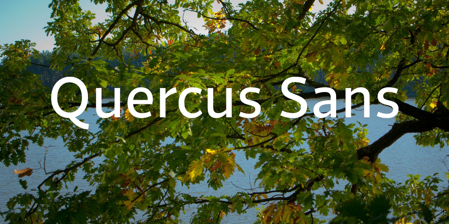 Font Quercus Sans