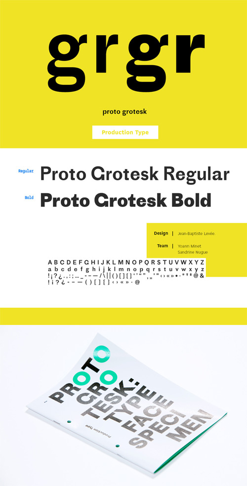 Font Proto Grotesk