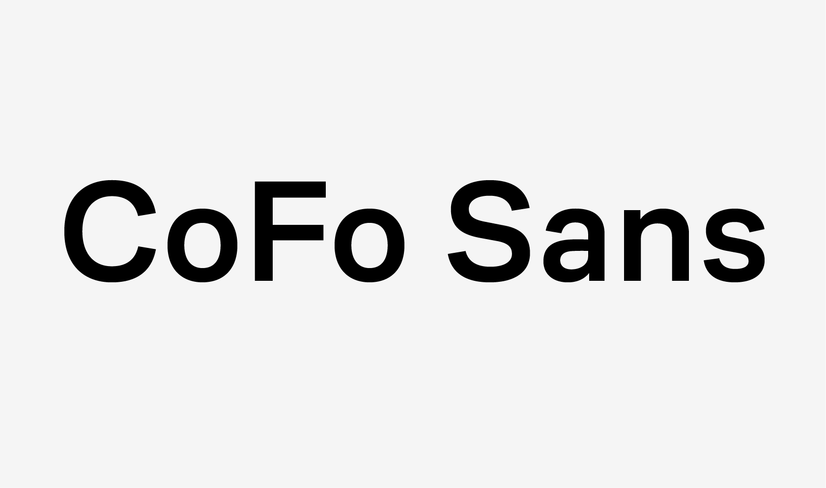 CoFo Sans