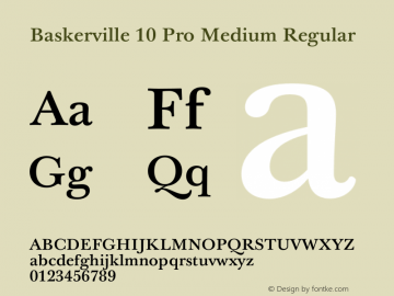 Baskerville 10 Pro