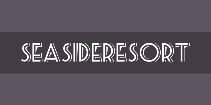 Font SEASIDERESORT