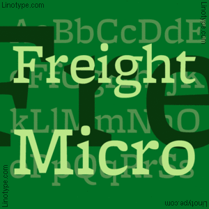 Font FreightMicro