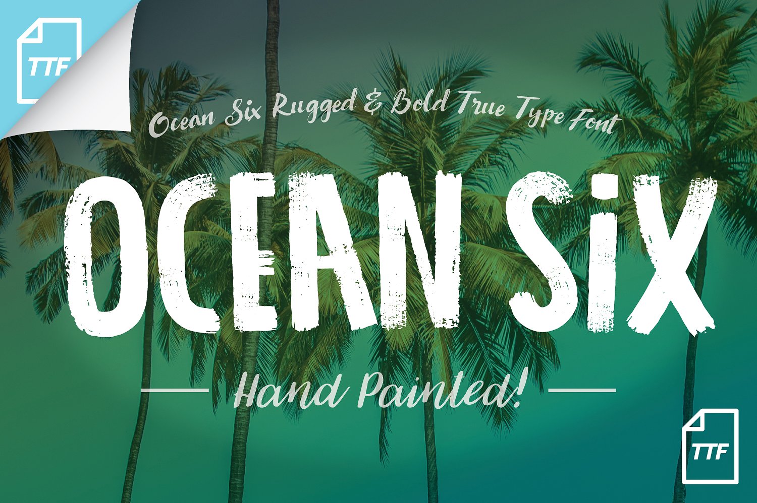Font OCEAN SIX