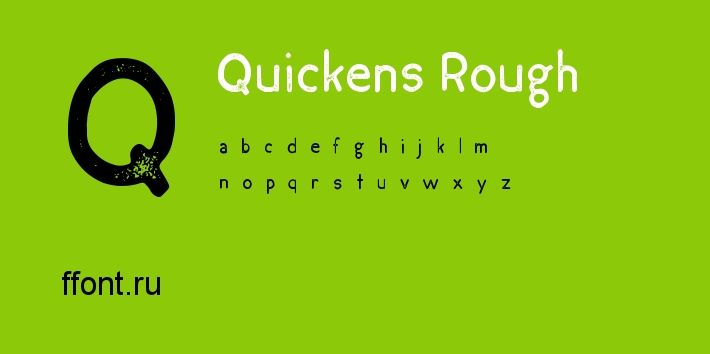 Font QUICKENS
