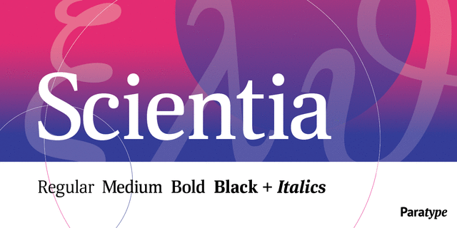 Font Scientia