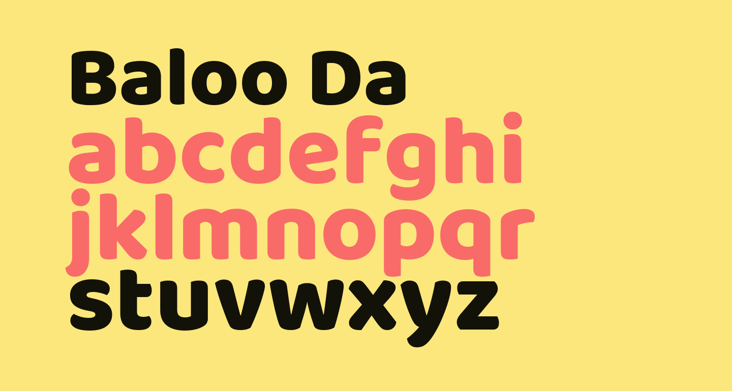 Font Baloo Da 2