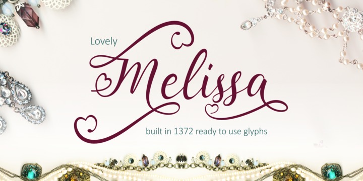 Font Lovely Melissa