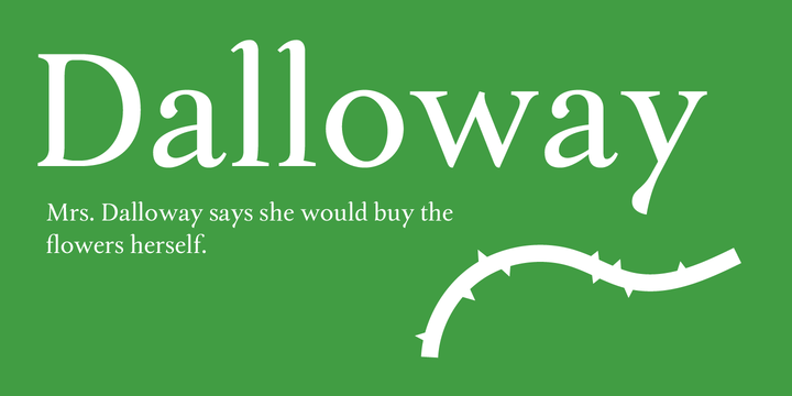 Font Dalloway