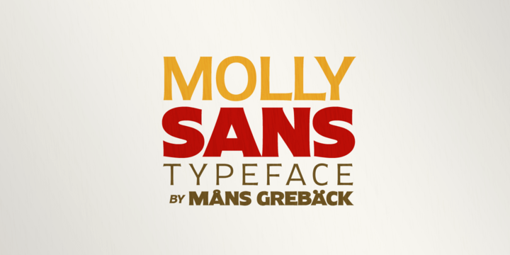 Font Molly Sans