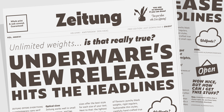Zeitung Mono Pro