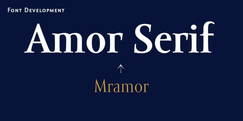 Font Amor Serif Pro