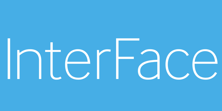 Font InterFace