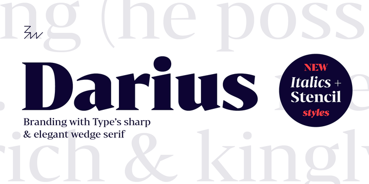 Font Bw Darius