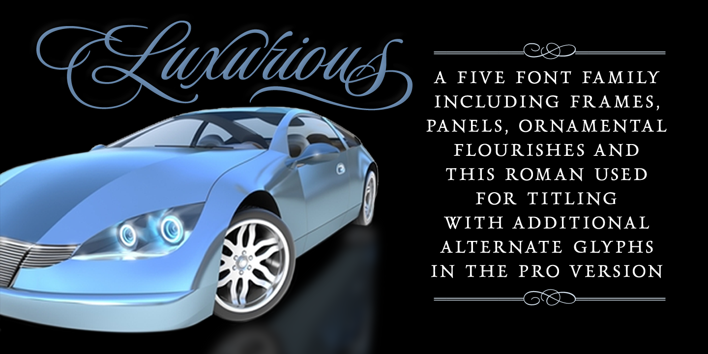 Font Luxurious