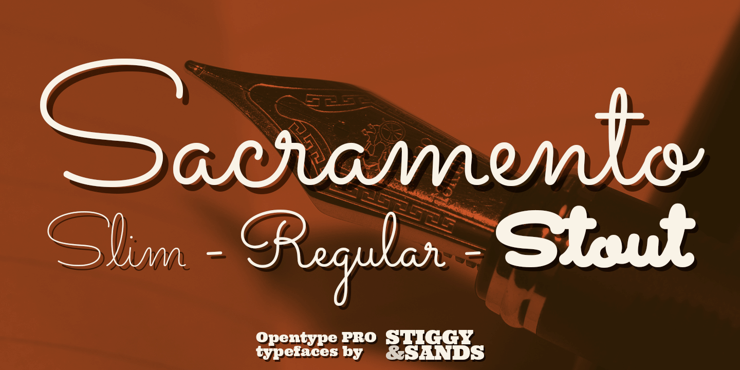 Font Sacramento Pro