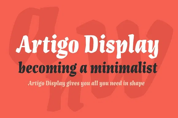 Font Artigo Display