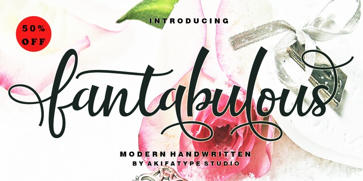 Font Fantabulous Script