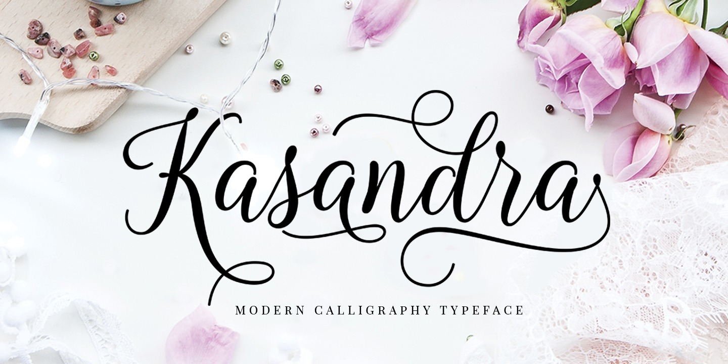 Font Kasandra Script
