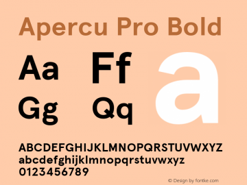 Font Apercu Pro
