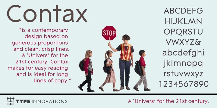 Font Contax Sans