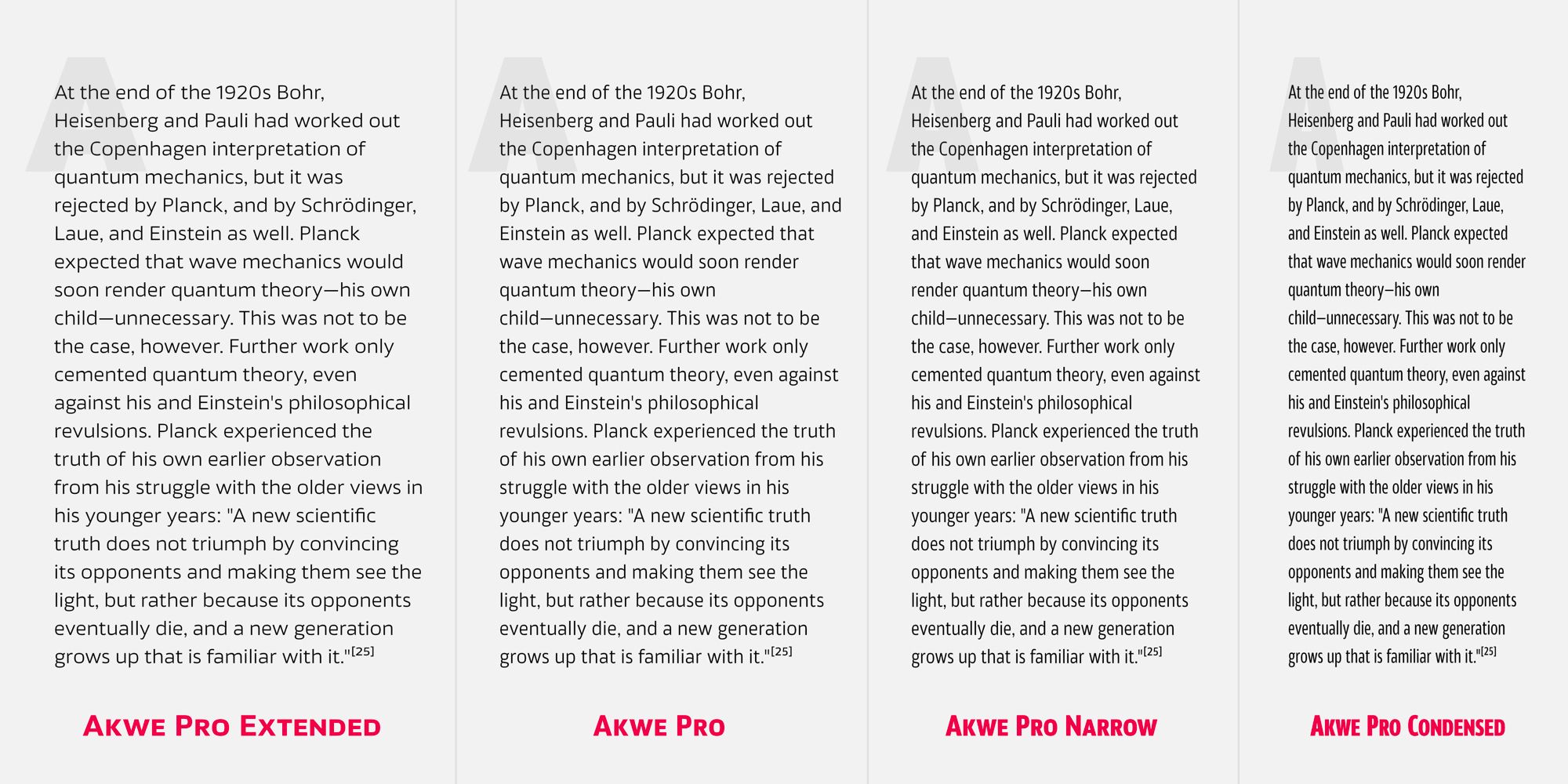 Font Akwe Pro Extended