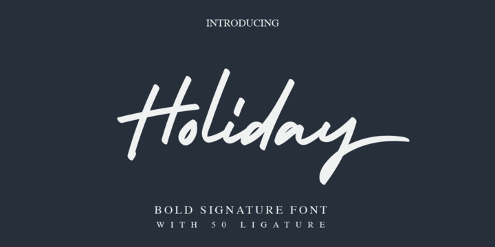 Font Holiday